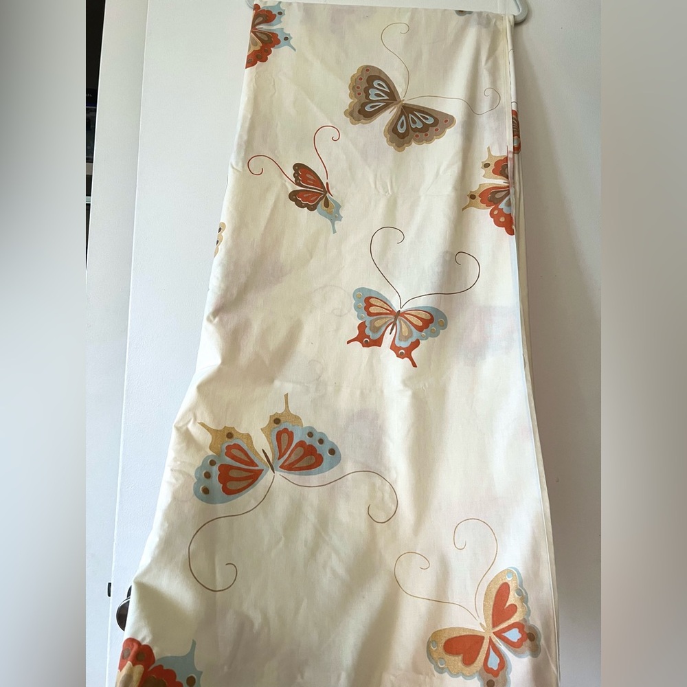 Vintage butterfly twin top sheet